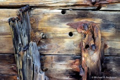 Detail from the wreck of the Laura J. Barnes. Detail from the wreck of the Laura J. Barnes.