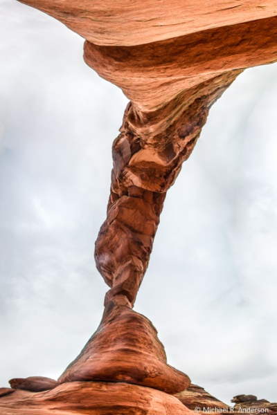 The hike to Delicate Arch