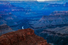 Sunset/moonrise from Hopi Point Sunset/moonrise from Hopi Point