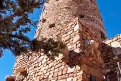 The Watchtower at Desert View. The Watchtower at Desert View.