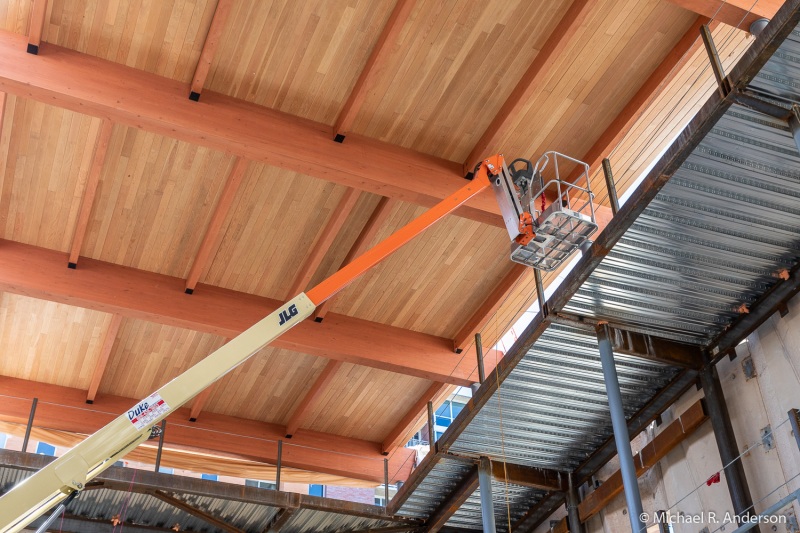 Tour of Hamel Music Hall under construction on UW campus