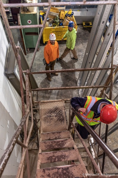 Tour of Hamel Music Hall under construction on UW campus