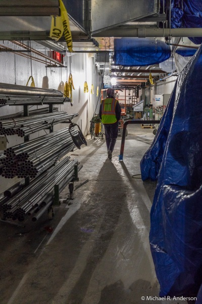 Tour of Hamel Music Hall under construction on UW campus