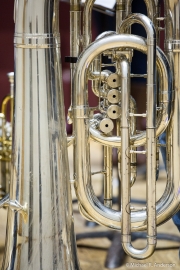 Wisconsin Brass Quintet rehearsal