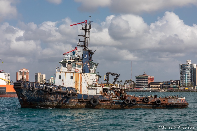 5 of 6:  An abandoned ship.