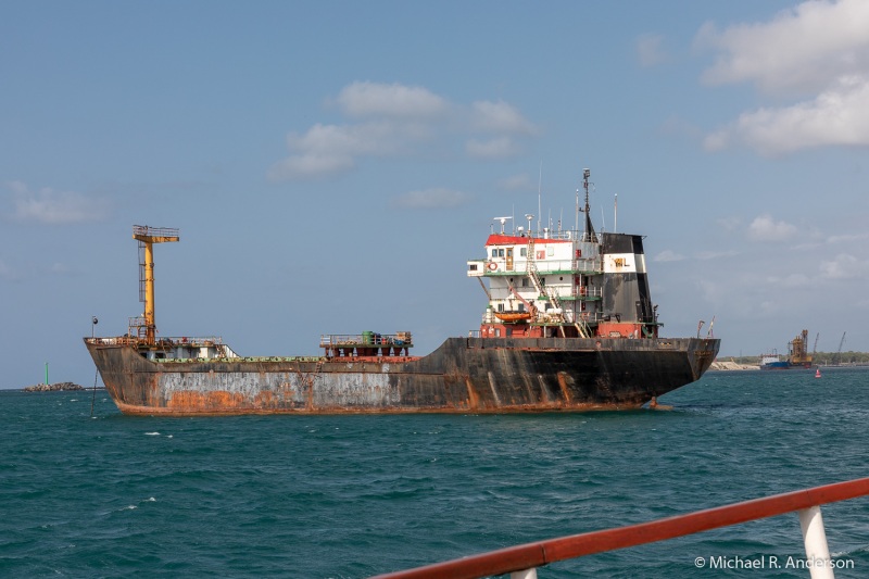 6 of 6:  A larger abandoned ship.