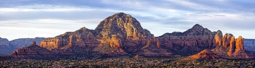 Sunset in Sedona, Arizona.