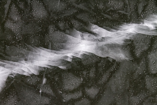 Interesting patterns in the ice