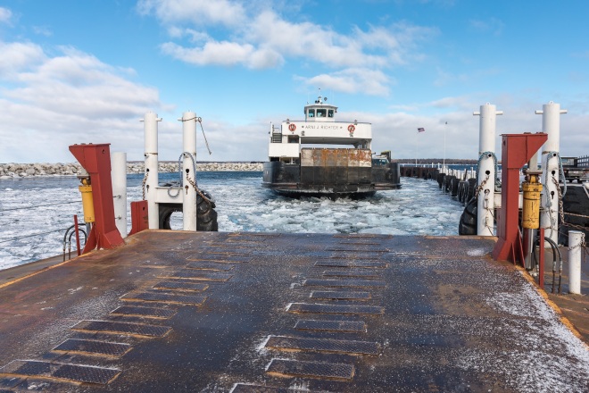 Waiting for the ferry to arrive