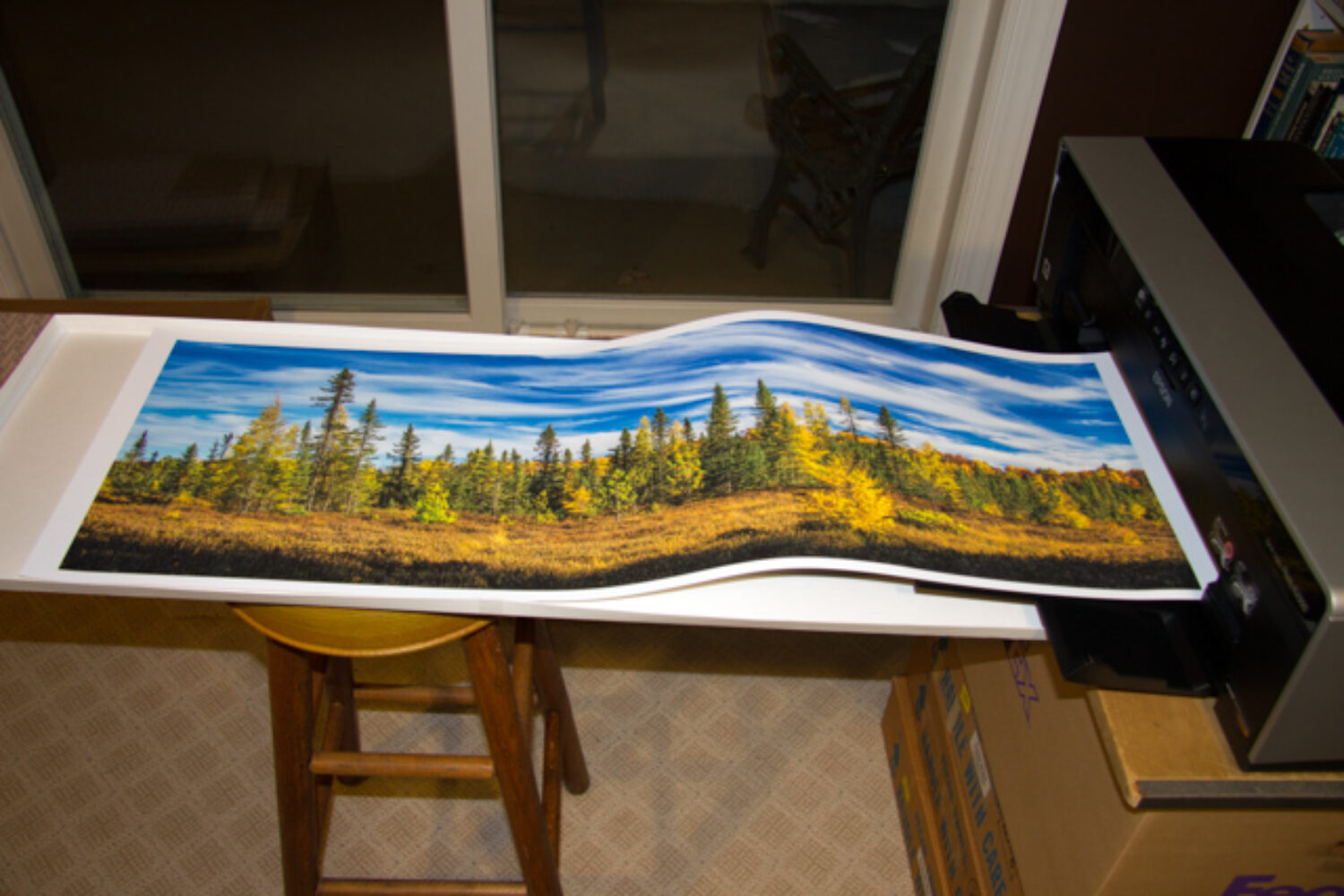 Panoramic printing