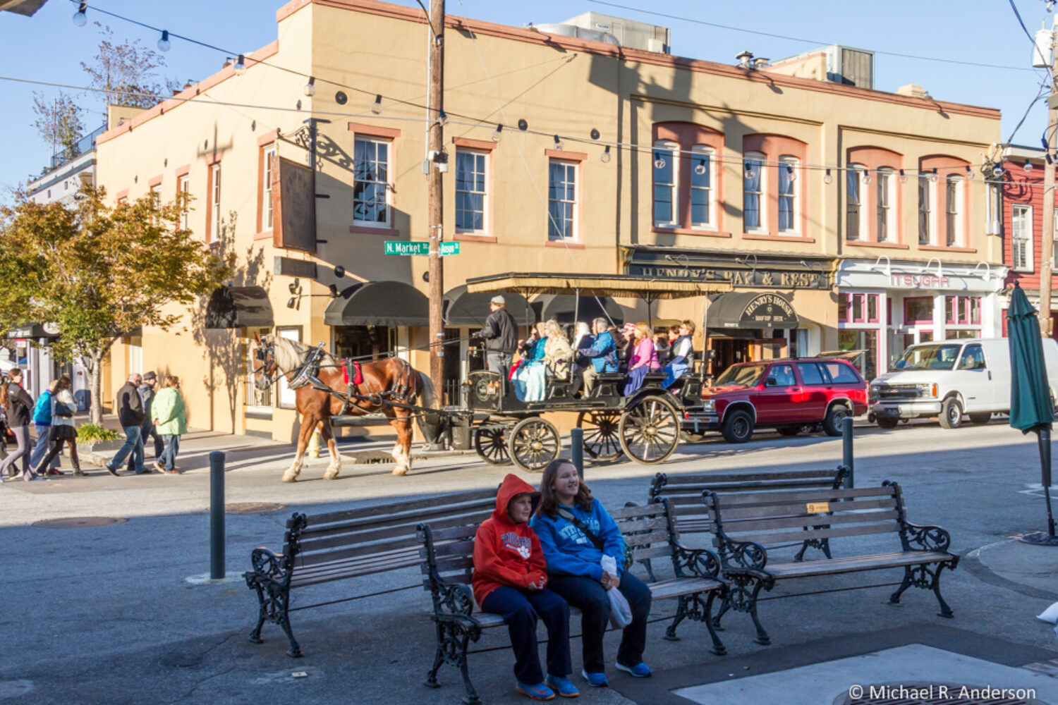 The streets of Charleston