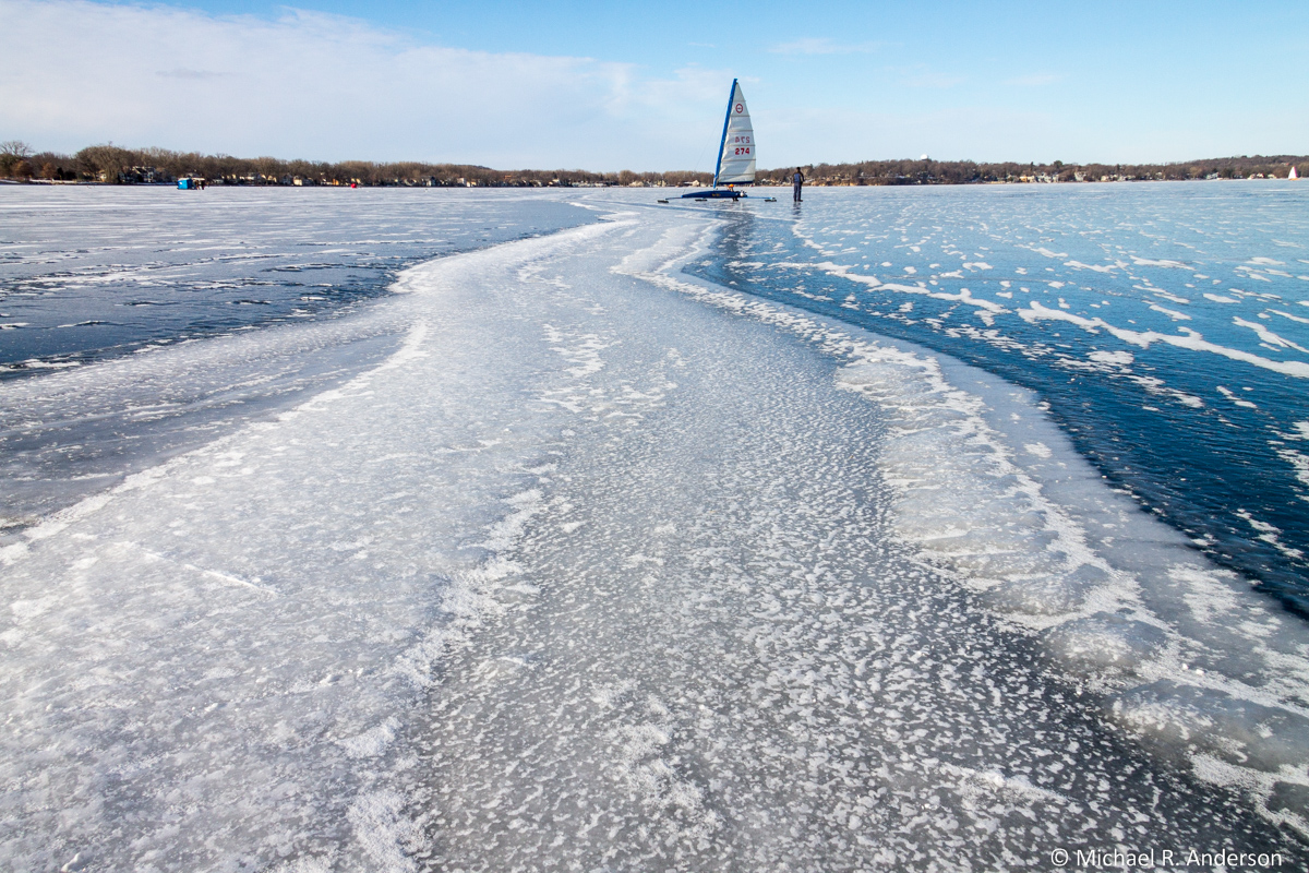 iceboat on lake mendota