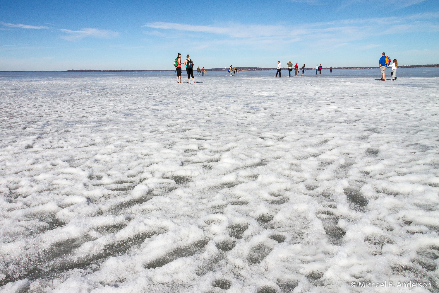 Summer sun, winter ice