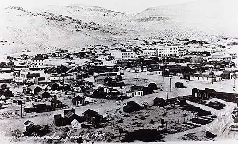 Rhyolite in 1909