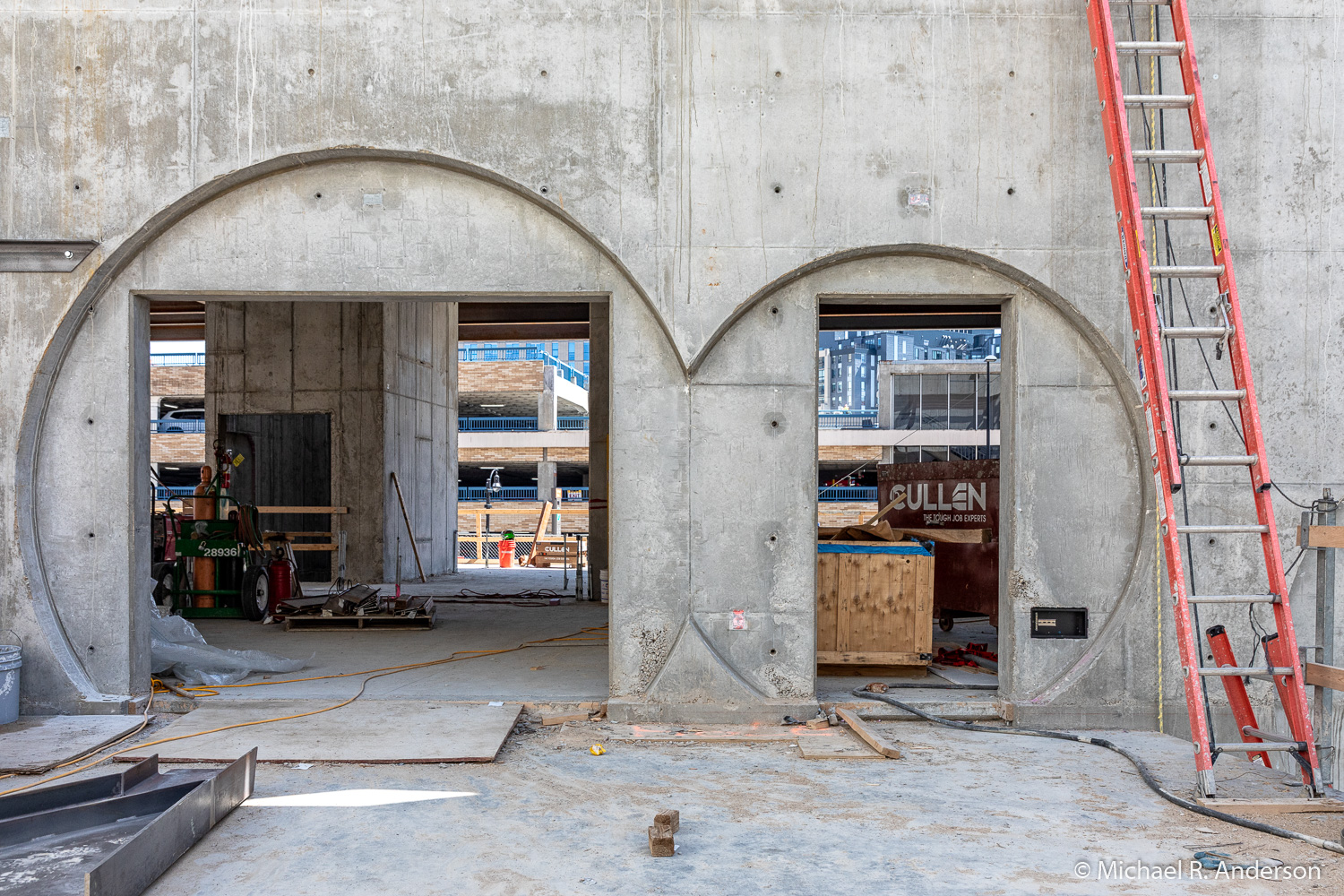 Hamel Music Center construction