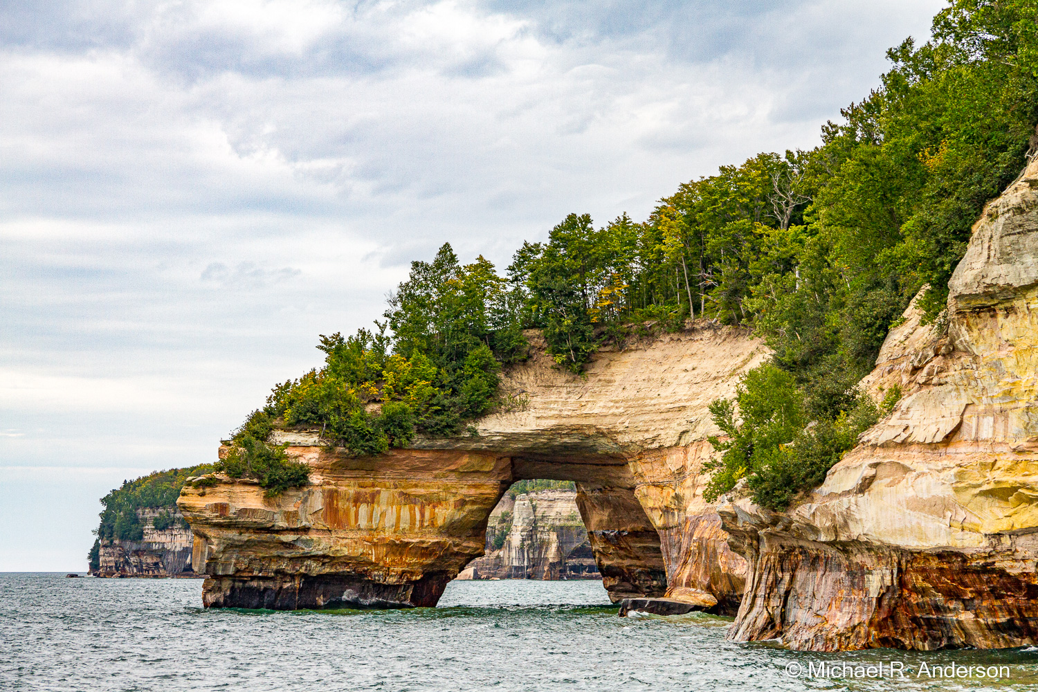 Pictured Rocks by Lake